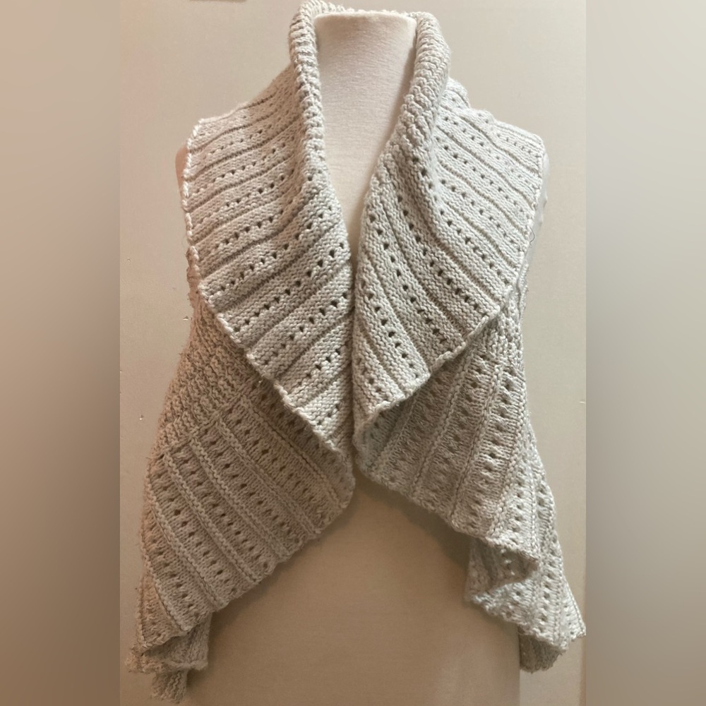 Gray Sweater Vest Junior Large